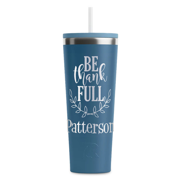 Custom Traditional Thanksgiving RTIC Everyday Tumbler with Straw - 28oz (Personalized)
