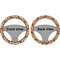 Traditional Thanksgiving Steering Wheel Cover- Front and Back
