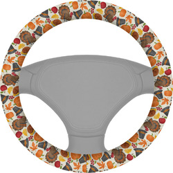 Traditional Thanksgiving Steering Wheel Cover (Personalized)