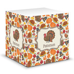 Traditional Thanksgiving Sticky Note Cube (Personalized)