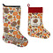 Traditional Thanksgiving Stockings - Side by Side compare
