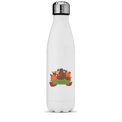 Traditional Thanksgiving Water Bottle - 17 oz. - Stainless Steel - Full Color Printing (Personalized)