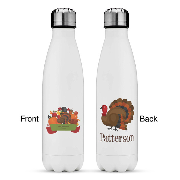 Traditional Thanksgiving Tapered Water Bottle - Apvl 17oz.
