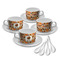 Traditional Thanksgiving Tea Cup - Set of 4
