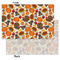 Traditional Thanksgiving Tissue Paper - Heavyweight - Small - Front & Back