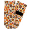 Traditional Thanksgiving Toddler Ankle Socks - Single Pair - Front and Back