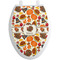 Traditional Thanksgiving Toilet Seat Decal Elongated