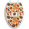 Traditional Thanksgiving Toilet Seat Decal - Elongated (Personalized)