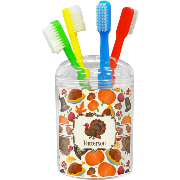 Traditional Thanksgiving Toothbrush Holder (Personalized)