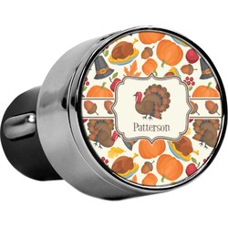 Traditional Thanksgiving USB Car Charger (Personalized)