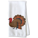 Traditional Thanksgiving Kitchen Towel - Waffle Weave - Partial Print (Personalized)