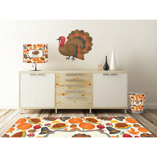 Traditional Thanksgiving Wall Graphic Decal Wooden Desk