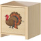 Traditional Thanksgiving Wall Graphic on Wooden Cabinet