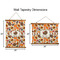 Traditional Thanksgiving Wall Hanging Tapestries - Parent/Sizing