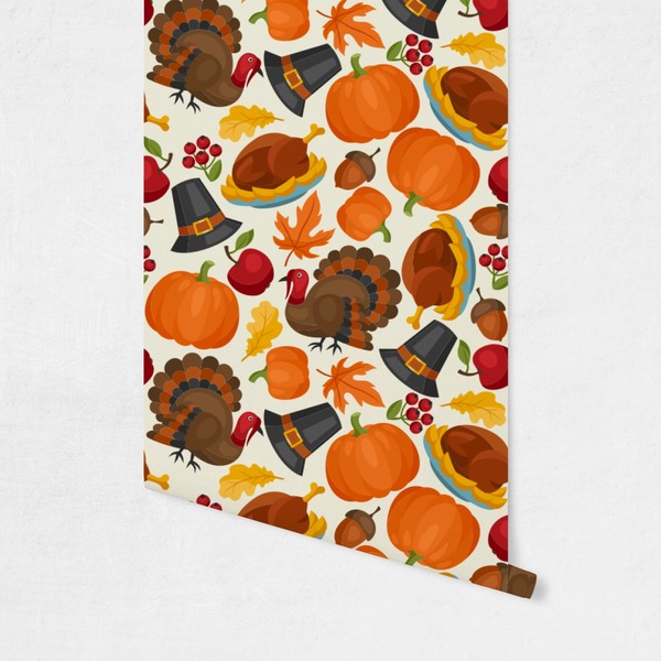 Traditional Thanksgiving Wallpaper on Wall