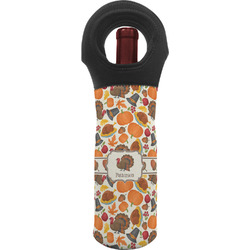 Traditional Thanksgiving Wine Tote Bag (Personalized)