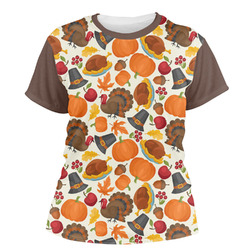 Traditional Thanksgiving Women's Crew T-Shirt - X Large
