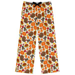 Traditional Thanksgiving Womens Pajama Pants - XS