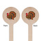 Traditional Thanksgiving Wooden 6" Stir Stick - Round - Double Sided - Front & Back