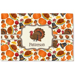 Traditional Thanksgiving Woven Mat (Personalized)