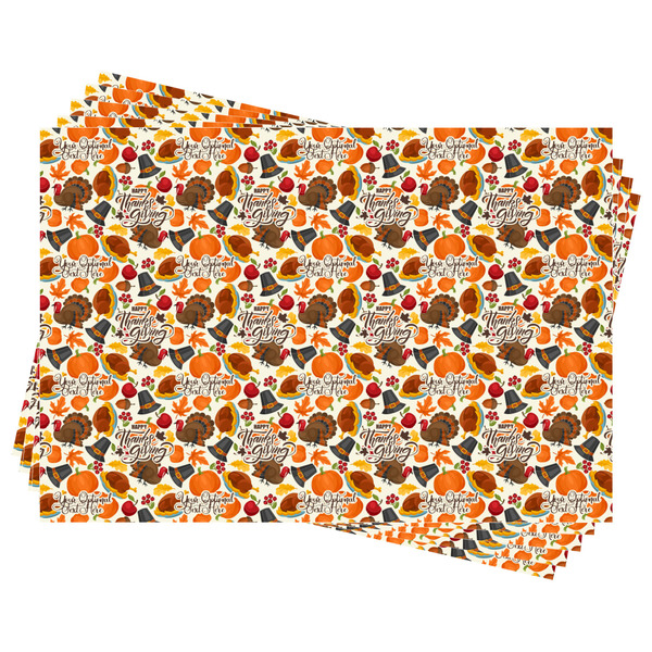 Traditional Thanksgiving Wrapping Paper - Front & Back - Sheets Approval