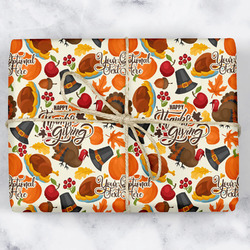 Traditional Thanksgiving Wrapping Paper (Personalized)