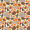 Traditional Thanksgiving Wrapping Paper Square