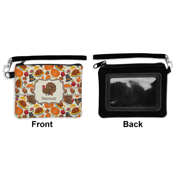 Traditional Thanksgiving Wristlet ID Cases - Front & Back
