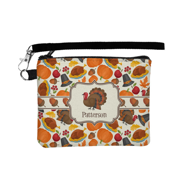 Custom Traditional Thanksgiving Wristlet ID Case w/ Name or Text