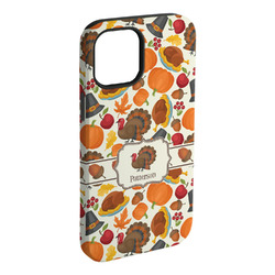 Traditional Thanksgiving iPhone Case - Rubber Lined - iPhone 15 Plus (Personalized)