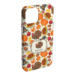 Traditional Thanksgiving iPhone Case - Plastic (Personalized)