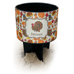 Traditional Thanksgiving Black Beach Spiker Drink Holder (Personalized)