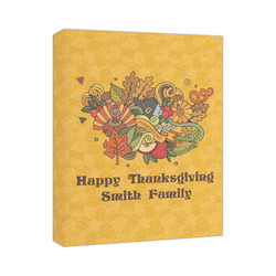 Happy Thanksgiving Canvas Print - 11x14 (Personalized)