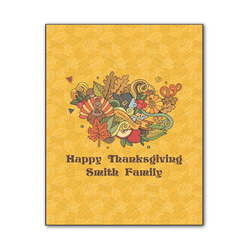 Happy Thanksgiving Wood Print - 11x14 (Personalized)