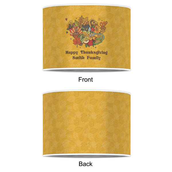 Happy Thanksgiving 12" Drum Lampshade - APPROVAL (Poly Film)