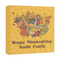 Happy Thanksgiving Canvas Print - 12x12 (Personalized)