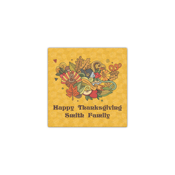 Happy Thanksgiving 12x12 - Canvas Print - Front View
