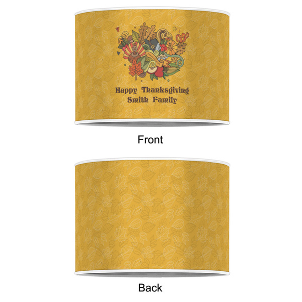 Happy Thanksgiving 16" Drum Lampshade - APPROVAL (Poly Film)