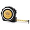 Happy Thanksgiving 16 Foot Black & Silver Tape Measures - Front