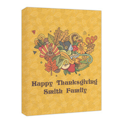 Happy Thanksgiving Canvas Print - 16x20 (Personalized)