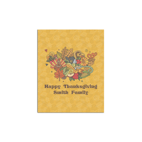 Custom Happy Thanksgiving Poster - Multiple Sizes (Personalized)