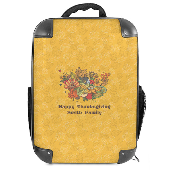 Custom Happy Thanksgiving 18" Hard Shell Backpack (Personalized)