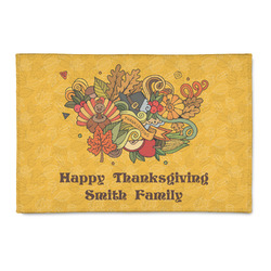 Happy Thanksgiving 2' x 3' Indoor Area Rug (Personalized)