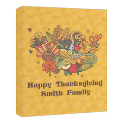 Happy Thanksgiving Canvas Print - 20x24 (Personalized)