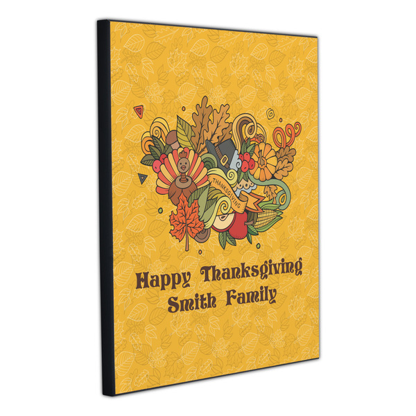 Happy Thanksgiving 20x24 Wood Print - Angle View