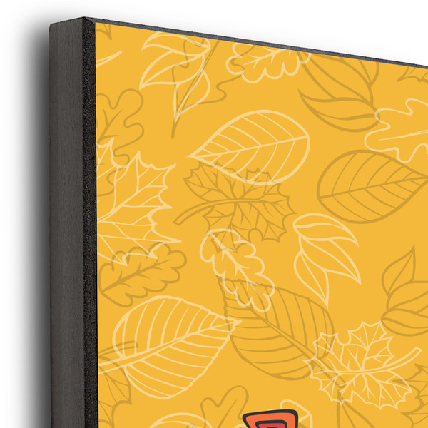 Happy Thanksgiving 20x24 Wood Print - Closeup