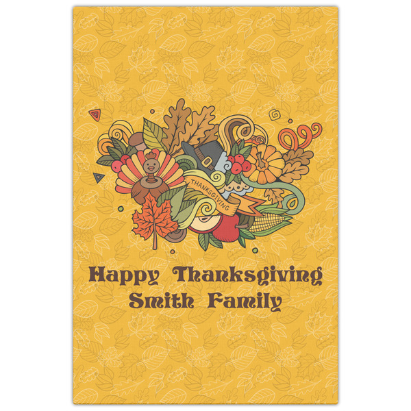 Happy Thanksgiving 20x30 - Canvas Print - Front View