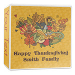 Happy Thanksgiving 3-Ring Binder - 2 inch (Personalized)