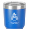 Happy Thanksgiving 30 oz Stainless Steel Ringneck Tumbler - Blue - Close Up
