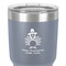 Happy Thanksgiving 30 oz Stainless Steel Ringneck Tumbler - Grey - Close Up